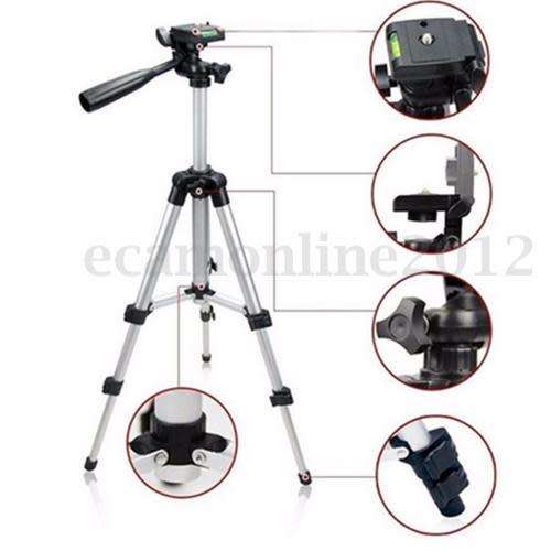 TF-3110 Metal Extendable Tripod Stand Monopod For Canon SONY Camera Camcorder