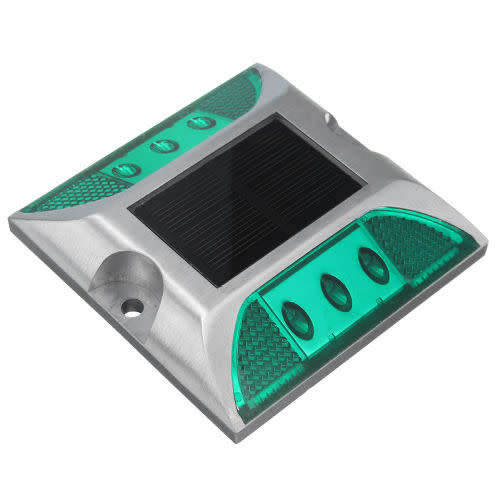Strong Outdoor Solar Power LED Light Driveway Dock Path Road Fog Lamp