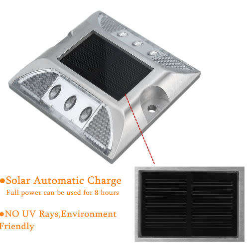 Strong Outdoor Solar Power LED Light Driveway Dock Path Road Fog Lamp