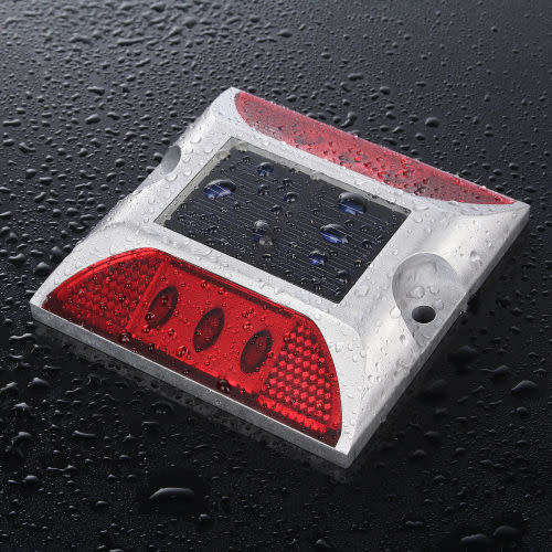 Strong Outdoor Solar Power LED Light Driveway Dock Path Road Fog Lamp