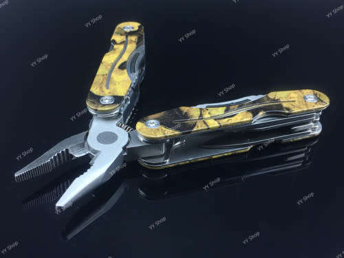 Outdoor Multi-function Folding Pliers Knife Saw Tooth