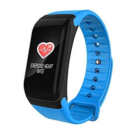 F1 Fitness Blood Pressure Oxygen Heart Rate Monitor Smart Watch