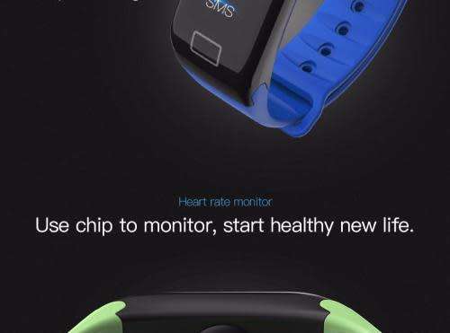 F1S Color Screen Fitness Tracker Blood Pressure Smart Bracelet Reminder