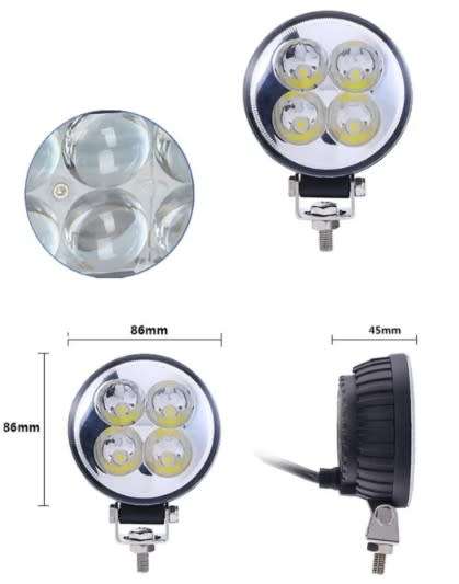 4 Led Work Light Spot Car External Lights 4D Led Fog Light