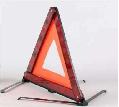 Auto Triangle Reflective Emergency Fault Safety Tripod Stop Parking Signs Folded