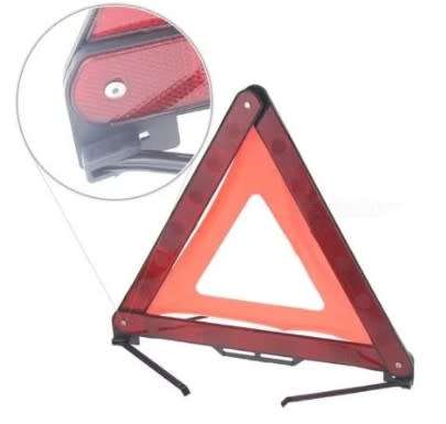 Auto Triangle Reflective Emergency Fault Safety Tripod Stop Parking Signs Folded