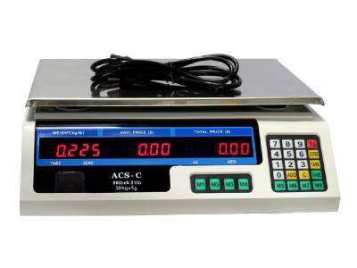 Digital Weight Scale 40KG Price Computing Food Meat Scale Produce