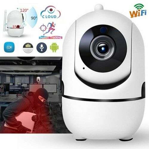 Wireless Smart IP WiFi HD IR Cut Home Security Camera 2-Way Audio Monitor