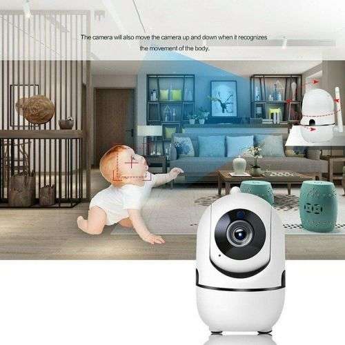 Wireless Smart IP WiFi HD IR Cut Home Security Camera 2-Way Audio Monitor