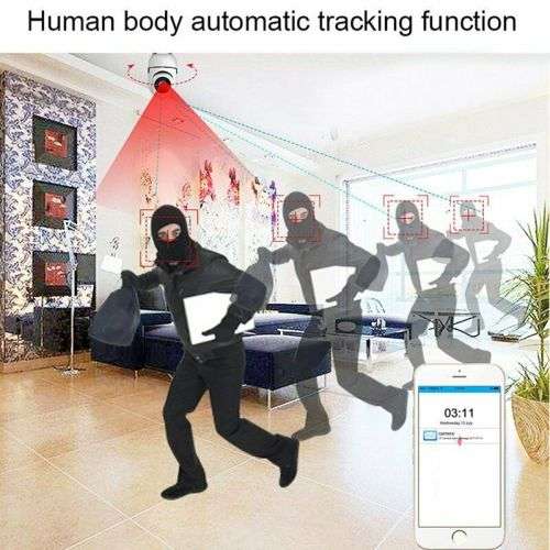 Wireless Smart IP WiFi HD IR Cut Home Security Camera 2-Way Audio Monitor