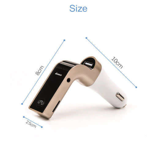 G7 Car Charger Wireless MP3 Music Player LCD Display Bluetooth Audio Receiver