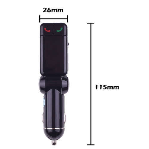 LCD Bluetooth Charger with handfree MP3 Player/ FM Radio Adapter Transmitter USB Charger