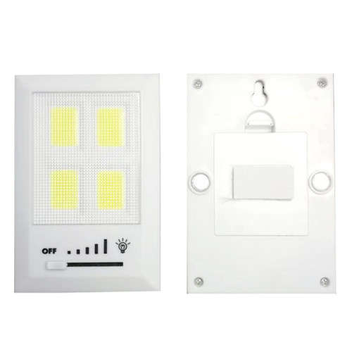 Wall Light Switch Stepless Dimming Battery Lamp Portable COB LED