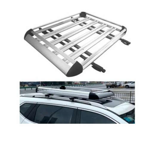 Double Aluminum Alloy Square Tube Roof Rack 127cm x 90cm