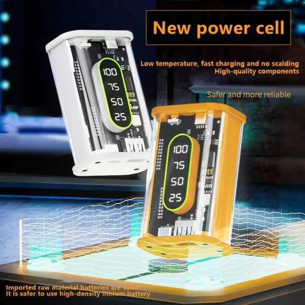 10000mah transparent power bank