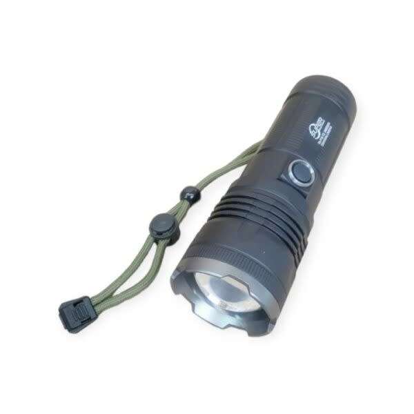 Flying Cat Zoomable Rechargeable White Light Flashlight Aluminum Alloy