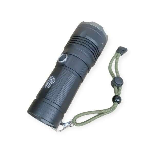 Flying Cat Zoomable Rechargeable White Light Flashlight Aluminum Alloy