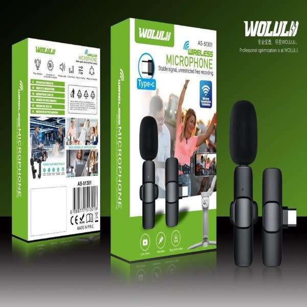 Wireless Microphone Pin For Ios Lapel Wireless Microphone
