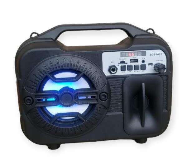 12W Bluetooth Speaker With Fm Radio + Portable Handle 1500mah