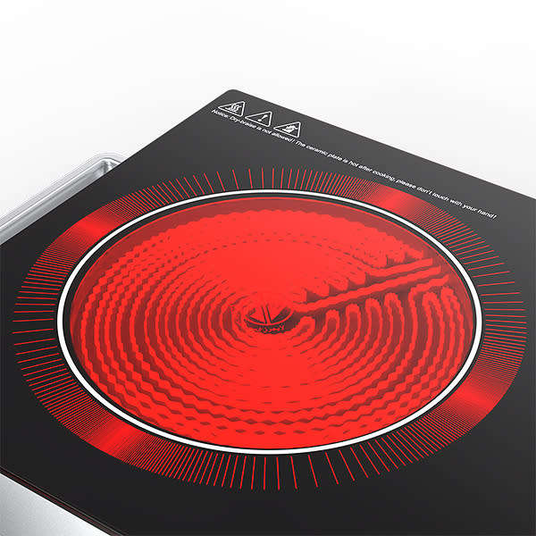 110V 3500W High Heating Power Induction Stove Tabletop Cooker Stationary Sensor Touch Smart Wok