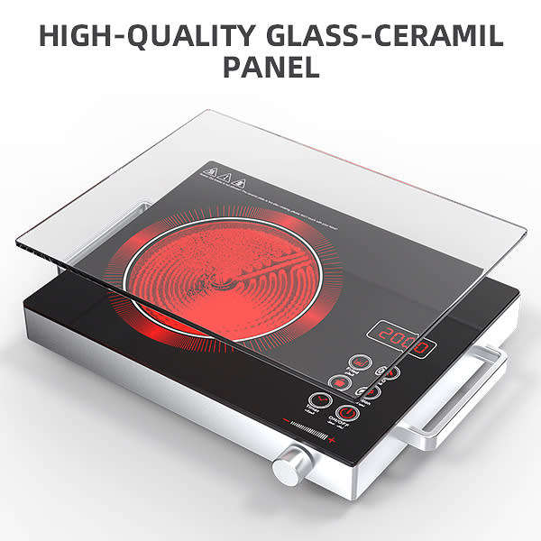 110V 3500W High Heating Power Induction Stove Tabletop Cooker Stationary Sensor Touch Smart Wok