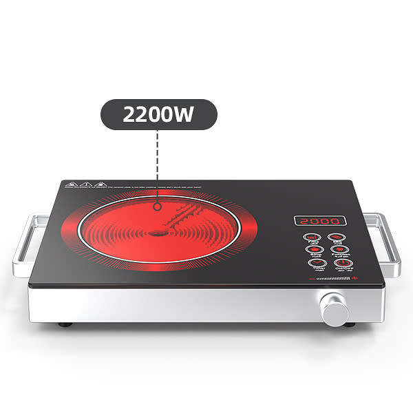 110V 3500W High Heating Power Induction Stove Tabletop Cooker Stationary Sensor Touch Smart Wok