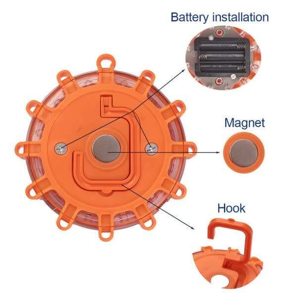 Aerbes 9 Mode Magnetic Rechargeable Emergency Road Light