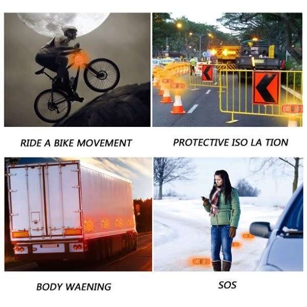 Aerbes 9 Mode Magnetic Rechargeable Emergency Road Light