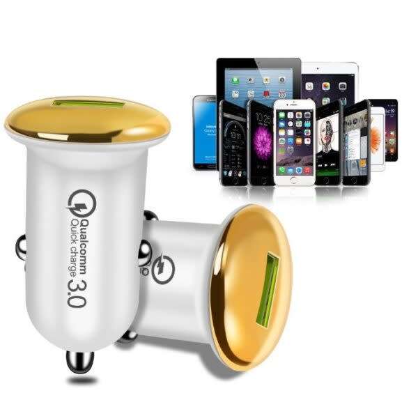 Treqa Cc-316 Usb Car Charger Ultra Fast Portable 5.1A