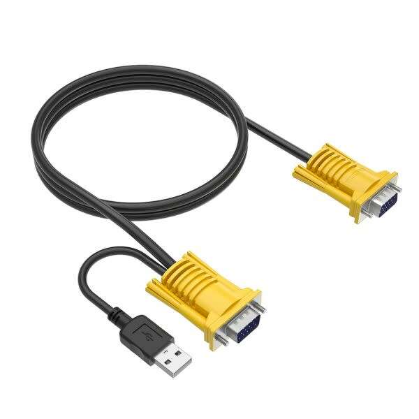2-In-1 Usb Vga Kvm Cable 1.2M