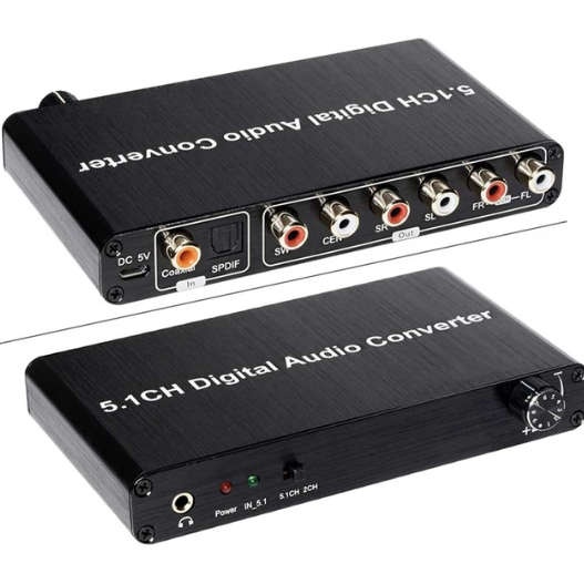 5.1Ch Dac Converter Audio Decoder Ac-3