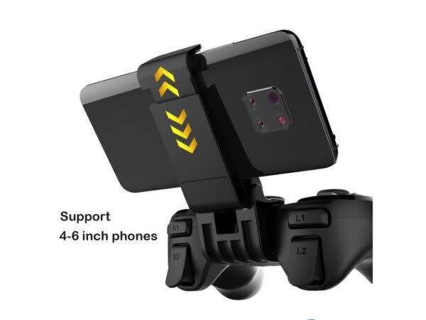 Bluetooth Wireless Game Controller With Mobile Phone Holder
