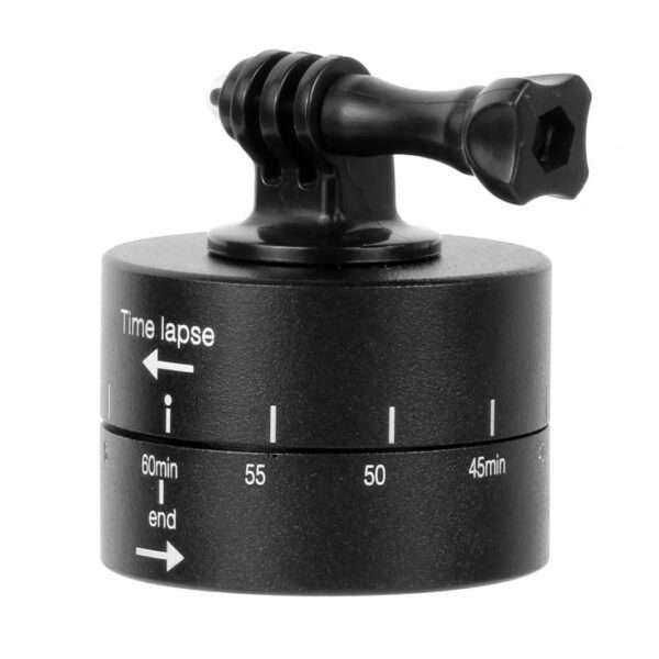 60-Minute Time-Lapse Universal Panoramic Timed Pan/Tilt 360-Degree Rotating Pan/Tilt For Camera Phot