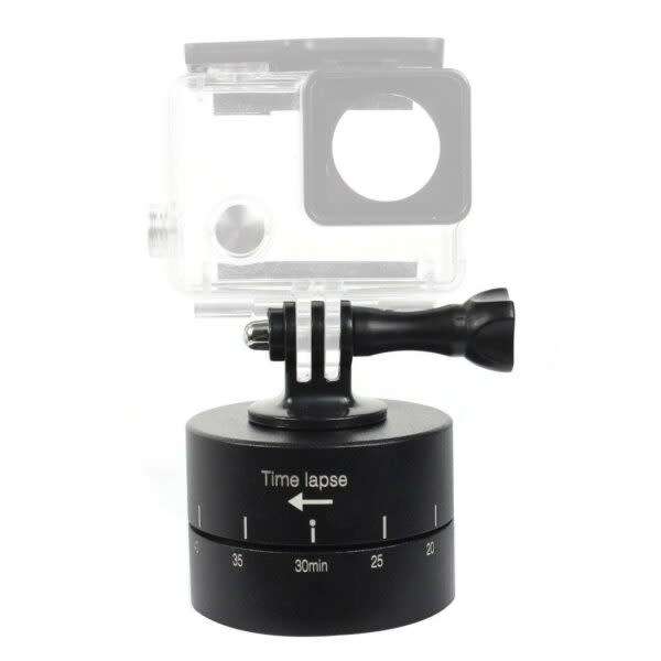 60-Minute Time-Lapse Universal Panoramic Timed Pan/Tilt 360-Degree Rotating Pan/Tilt For Camera Phot
