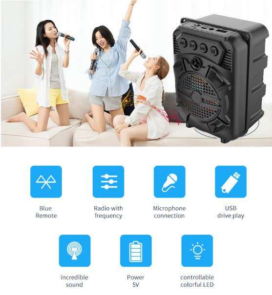 Multimedia Rgb Bluetooth Speaker