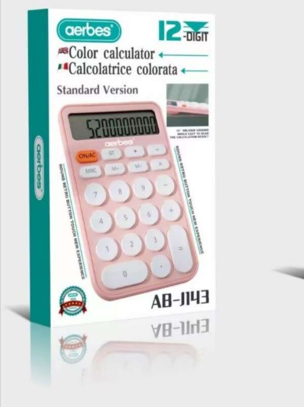 Portable Candy Color Pocket Calculator