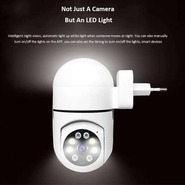 Wifi Smart 2 Pin Plug Camera Full Hd 1080P With V380 App