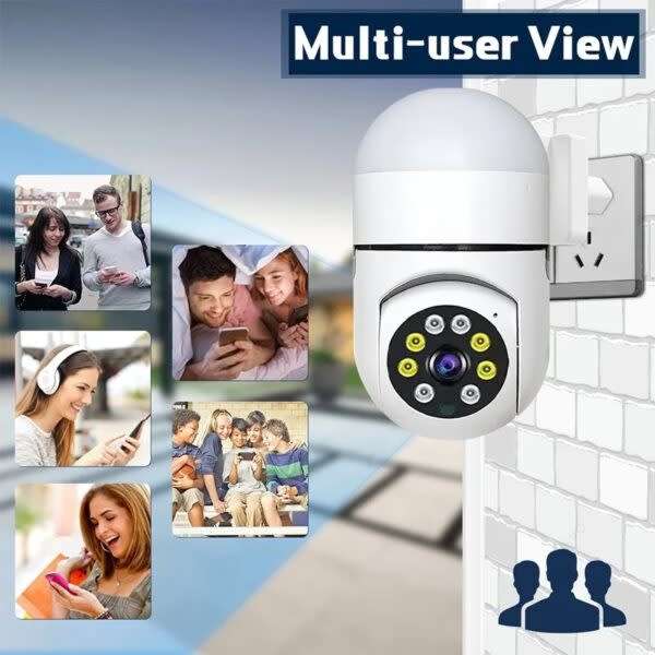 Wifi Smart 2 Pin Plug Camera Full Hd 1080P With V380 App
