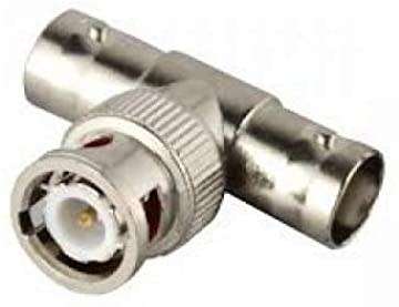 Threaded Ultra Clear Cable Bnc Male Connector Bnc Splitter