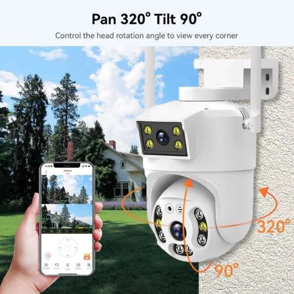 4G Ptz Waterproof Surveillance Camera V380 Pro App