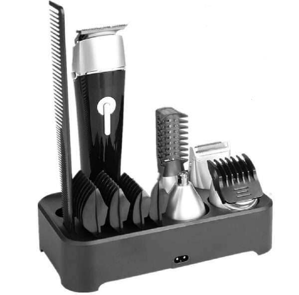 Rechargeable 5-In-1 Hair Clipper Grooming Kit 5W