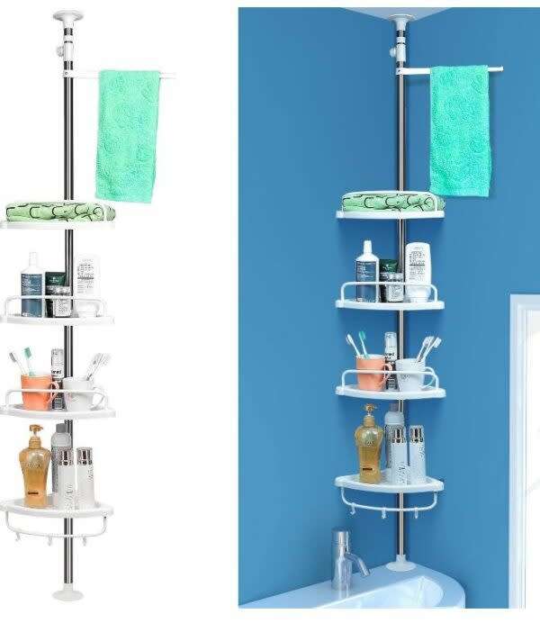 Polygonal Bathroom Shelf