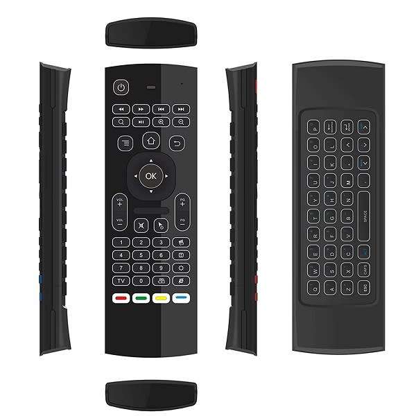 Mx3 Backlight Air Mouse Smart 2.4G Remote Control With Wireless Keyboard
