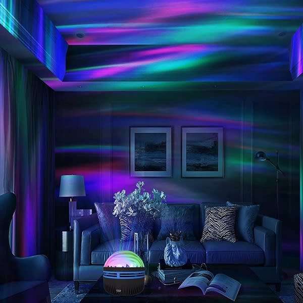 Led Projection Spherical Wave Magic Ball Light With Remote Control