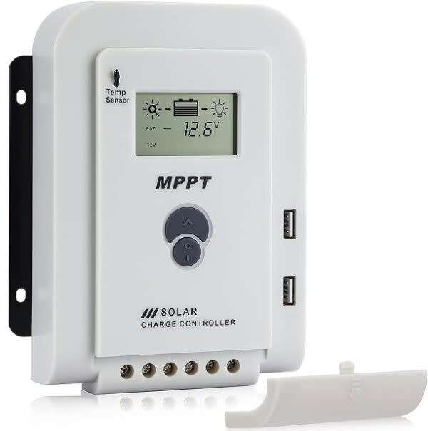 Mppt Solar Charge Controller 10A 60V With Lcd Display And Dual Usb