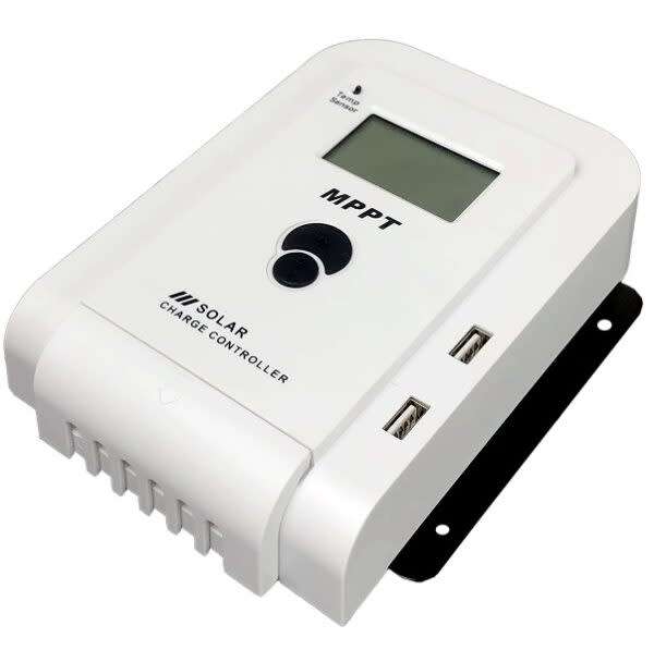 Mppt Solar Charge Controller 10A 60V With Lcd Display And Dual Usb