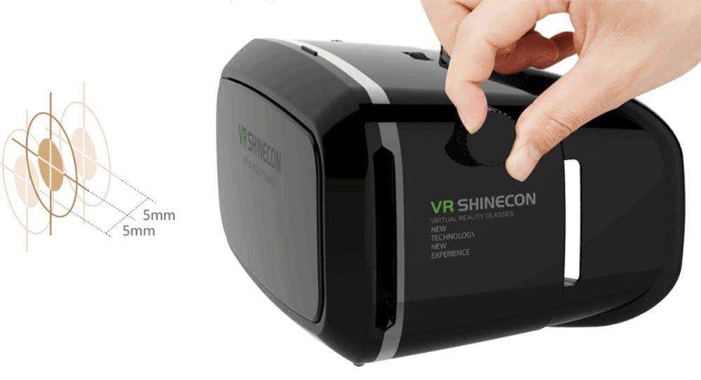 Vr 3D Imax Smartphone Cardboard, Video Game Glasses Bluetooth Mini Game Controller Remote Control