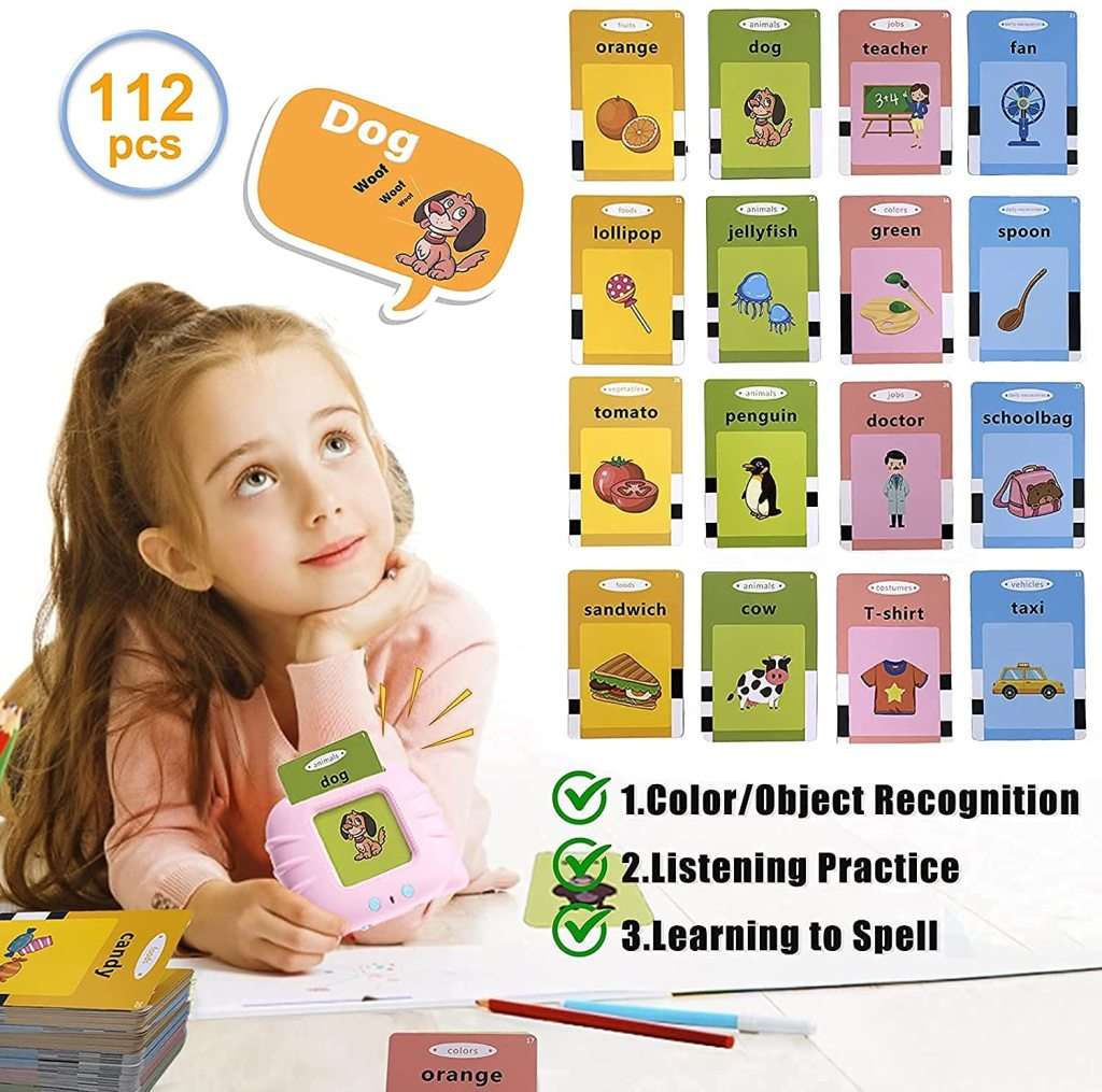 Children's Early Education Card Machine Best Educational Toys For Toddlers Suitable For 1.2.3 Years
