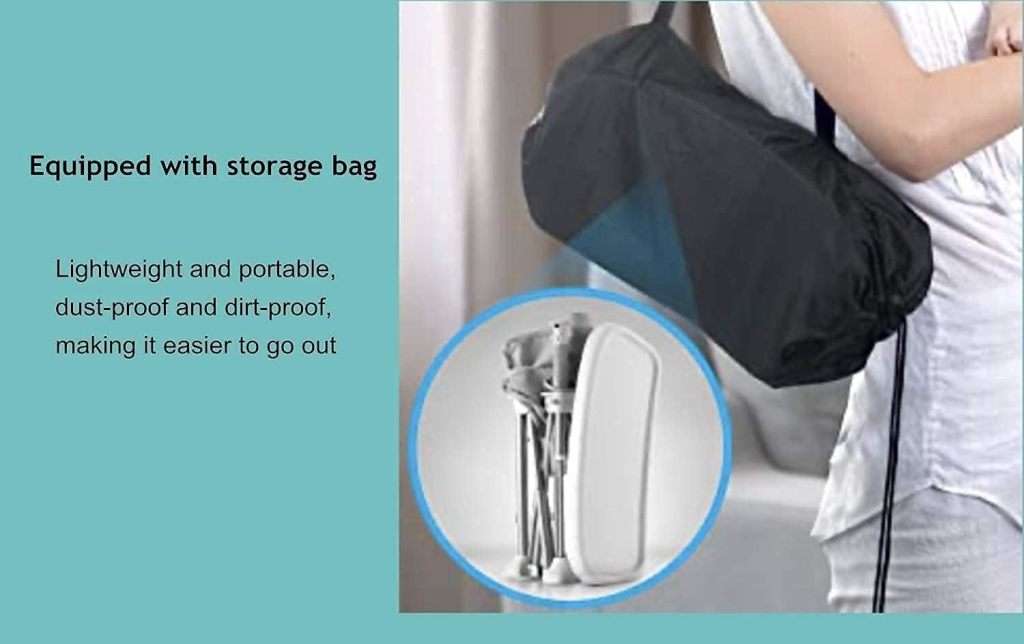 Gray Infant Booster Seat - Portable Pop-Up And Open Design, Anti-Tipping Safety, Baby Folding Feedin