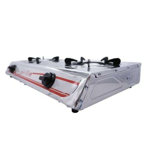 2 Burner Stainless Steel Gas Stove